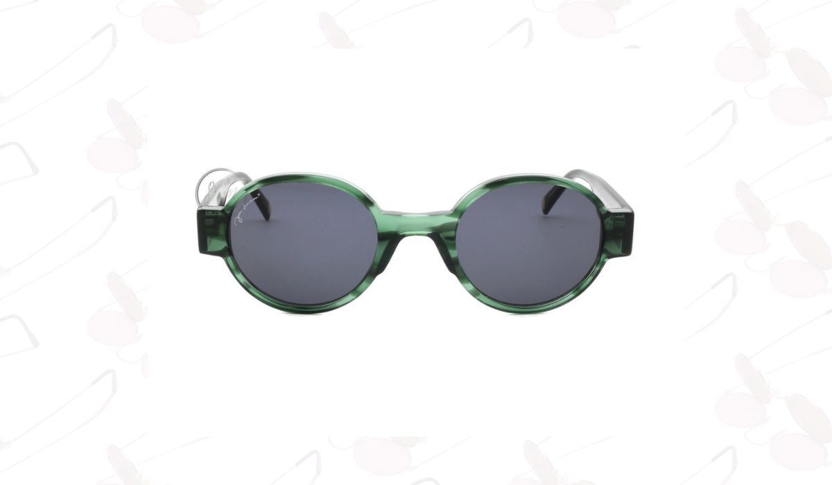  Ove plastične John Lennon okrugle sunčane naočale u šatiranoj zelenoj boji s malo jačim ručkicama su savršen izbor za one koji žele izraziti svoj jedinstveni stil