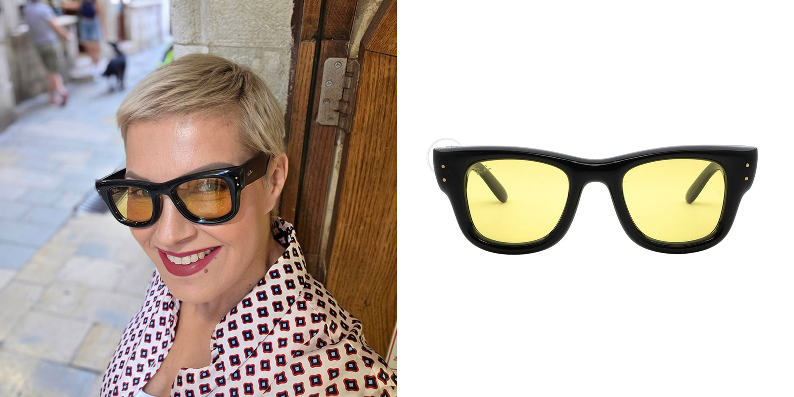 Ray-Ban RB4940 601/85 sunčane naočale sa žutim staklima Optika M Split