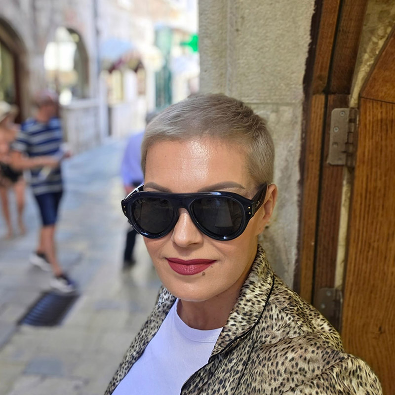Ray-Ban RB4925 601/80 Aviator Puffer crni okvir tamnoplava stakla Optika M Split