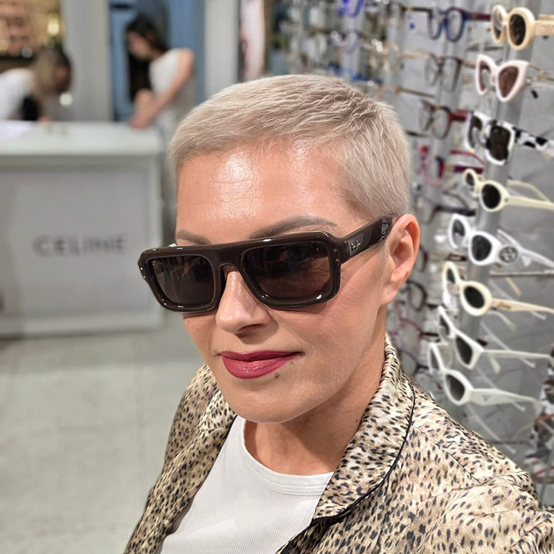 Ray-Ban RB4954 6896/73 Flacko Puffer smeđi okvir smeđa stakla Optika M Split