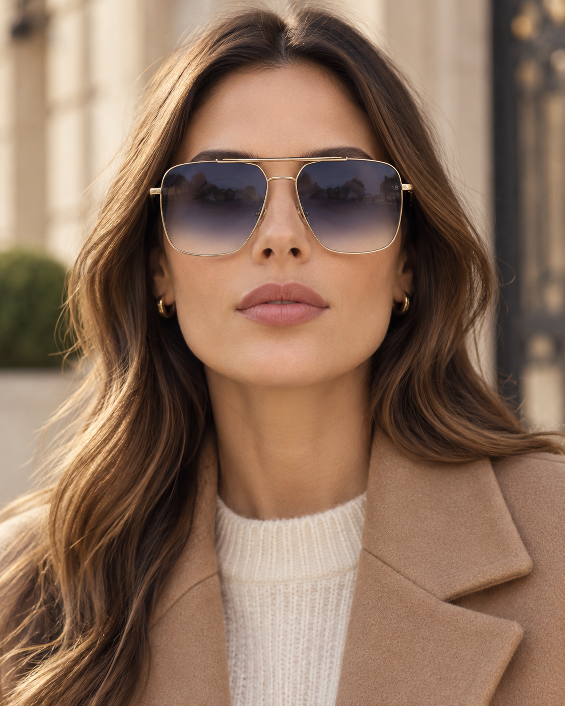Victoria Beckham VB1019/S 06J08 zlatne sunčane naočale - Optika M Split