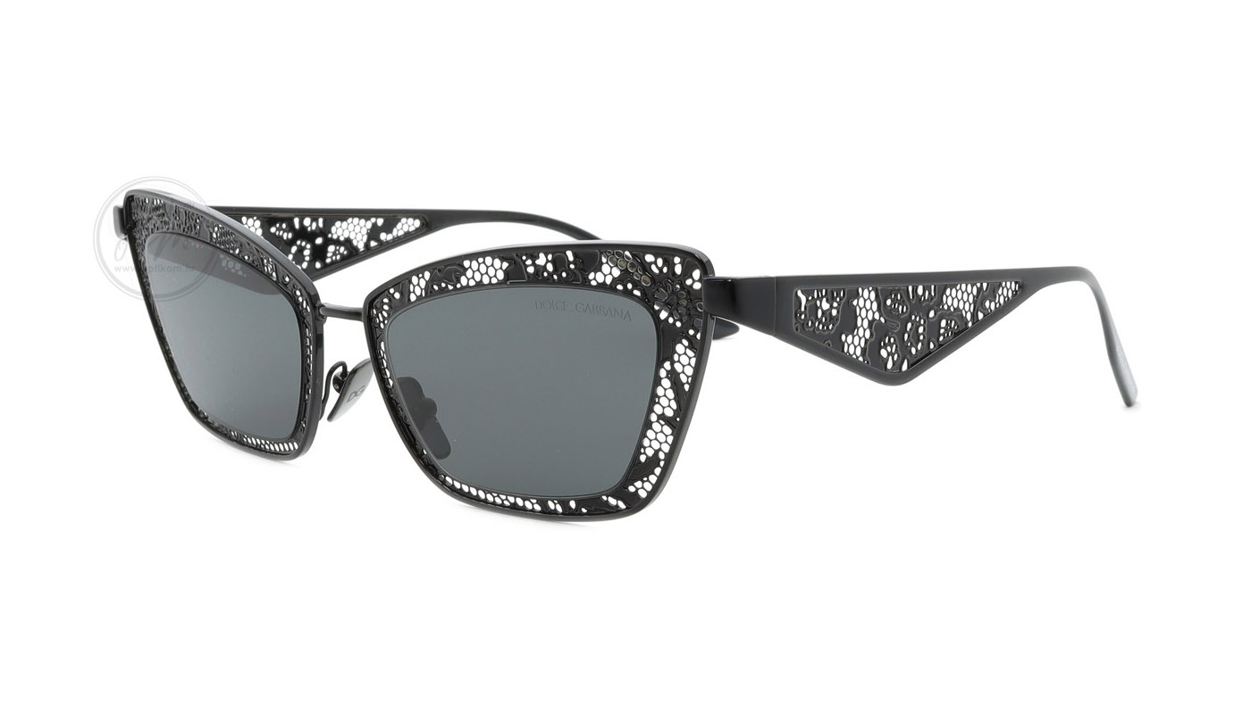Lunettes De Soleil Dolce & Gabbana DG2311 K05/0V - Cat Eye, Miroir Or, Italie, Neuves